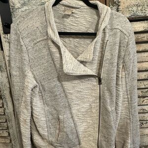 Lucky Brand Cream Textured Sweater
